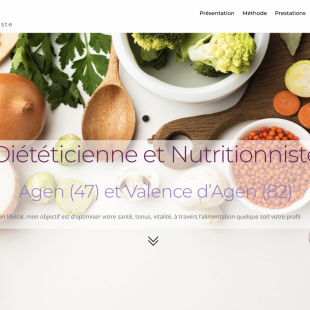 Création d'un logo et d'un site internet pour Christelle Aurensan